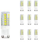 Kit 10 Lâmpada Led Halopim G9 3w Lustres E Pendentes Bivolt Branco frio