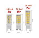 Kit 10 Lâmpada Led Halopim G9 7w Para Lustre Arandela BRANCO FRIO