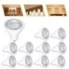 Kit 10 Lâmpada Led Mr16 Dicroica 5w Branco Quente Frio Teto