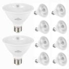 Kit 10 Lâmpada Led Par 30 9,8W E27 3000K 4000K 6500K Bivolt 127V 220V