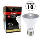 Kit 10 Lâmpada Led Par20 7w Luz Neutra 4000k Bivolt Avant Kit 10 Lâmpada Led Par20 7w Luz Neutra 4000k Bivolt Avant