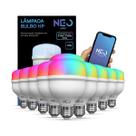 Kit 10 Lampada Led Smart Wifi 2.4GHz Bulbo Hp 50w 2700K/6500K RGB Bivolt Cod: 291990338-10 Neo Avant