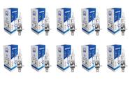 Kit 10 Lampada Shocklight Halogena Standart H1 12v 55w P14.5S