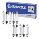Kit 10 Lâmpada Torpedo 6411 10w 44mm Caminhão Ônibus 24v