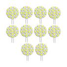 Kit 10 Lâmpadas 15 Leds G4 12V 24v Branco Frio Kit 10 Lâmpadas 15 Leds G4 12V 24v Branco Frio