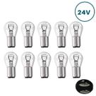 Kit 10 Lampadas 21/5w 2 Polos 24v BAY15d