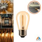 Kit 10 Lâmpadas Bolinha Filamento Led 2w S14 Iluminação 110v