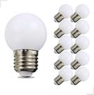 Kit 10 Lâmpadas Bolinha LED ou Incandescente Amarelas Branco QUente Varal De Luzes Espelho Camarim Kit 10 Lâmpadas Bolinha LED ou Incandescente Amarelas Branco QUente Varal De Luzes Espelho Camarim