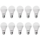 Kit 10 Lâmpadas Bulbo Led 15w Branco Frio 6500k Bivolt