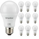 Kit 10 Lâmpadas de Led 9W 6,500k Empalux Bivolt Luz Branca