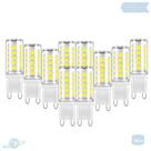 Kit 10 Lâmpadas De Led Halopin G9 5W Branco Frio (6000K)