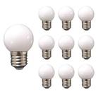 Kit 10 Lâmpadas G45 Bolinha Decorativa LED 3 Watts Branco Frio 6.500 K 127 VOLTS