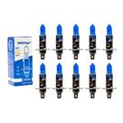 Kit 10 lâmpadas H1 8500K Super Branco Shocklight
