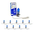 Kit 10 lâmpadas H3 4300K Super Branco Shocklight