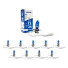 Kit 10 lâmpadas H3 8500K Super Branco Shocklight