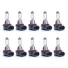 Kit 10 Lâmpadas Halógenas 12V 4300K H16 PGJ19-3 19W TechOne