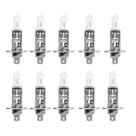 Kit 10 Lâmpadas Halógenas H1 4300K 12V 55W Amarela Farol Milha e Neblina