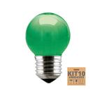 Kit 10 Lâmpadas Incandescente Taschibra Bolinha 15w E27 220V Kit 10 Lâmpadas Incandescente Taschibra Bolinha 15w E27 220V