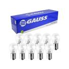 Kit 10 Lâmpadas Lanterna 2 Pólos GL1034 12V 21/5W Gauss