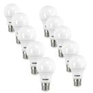 Kit 10 Lâmpadas Led 15w Bulbo Soquete E27 Bivolt 6500k - Taschibra