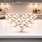 Kit 10 Lampadas Led Ar111 12w 2700k Branco Quente GU10 24 Graus 110v/220v Branco ALUT002000-10 Alut