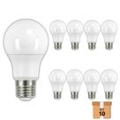 Kit 10 Lâmpadas Led Bulbo 15W Bivolt Branco Frio 6500k E27
