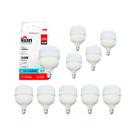 Kit 10 Lâmpadas Led Bulbo 30w Bivolt 6500k Branca Fria Kian