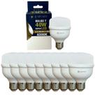 Kit 10 Lâmpadas Led Bulbo 40w E27 Branco Frio Inmetro Luminarte