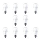 Kit 10 lâmpadas led bulbo a60 9w 3000k 806lm bivolt