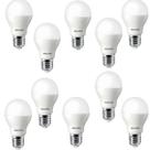 Kit 10 lampadas led bulbo a60 9w 6500k 806lm bivolt