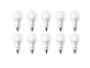 Kit 10 Lâmpadas LED E27 Bulbo Philips 1018lm Luz Fria 11W