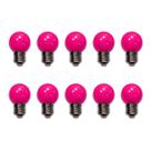 Kit 10 Lâmpadas LED G45 Bolinha Colorida Decorativa 1W 220V
