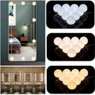 Kit 10 Lâmpadas Led Iluminação Maquiagem Camarim Luz De Espelho