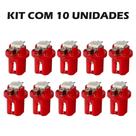 KIT 10 Lâmpadas Led Mosquitinho Pinguinho B8.5 Painel Carro Moto KIT 10 Lâmpadas Led Mosquitinho Pinguinho B8.5 Painel Carro Moto