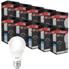 Kit 10 Lâmpadas Led Pêra 9W Bivolt Branco 6500K Branco 6500K