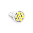 Kit 10 Lâmpadas Led Pingo T10 6000k 8 Leds Smd