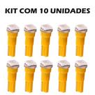 Kit 10 Lâmpadas Led Pinguinho T5 Painel Velocímetro Carro Moto