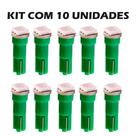Kit 10 Lâmpadas Led Pinguinho T5 Painel Velocímetro Carro Moto