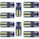 Kit 10 Lâmpadas Led T10 Pingo 24 Leds Smd 6000k 12v