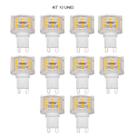 Kit 10 lâmpadas led taschibra g9 compact 3,5w autovolt 2200k Kit 10 lâmpadas led taschibra g9 compact 3,5w autovolt 2200k