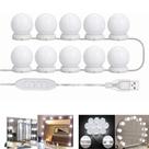 Kit 10 LAMPADAS- Luminária Led De Maquiagem Camarim Penteadeira 10 Lâmpadas