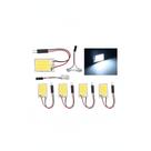 Kit 10 Lâmpadas Super LED COB 16 Chips Torpedo 12V