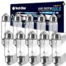 Kit 10 Lâmpadas Torpedo C10W 36mm 12v 10w 1 Polo Luz Interna
