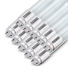 Kit 10 Lâmpadas Tubo Led T8 20,5w 120cm G13 Taschibra Bivolt 3000k Luz Quente