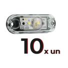 Kit 10 Lanternas De Placa Degrau Caminhão Baú Led Bivolt