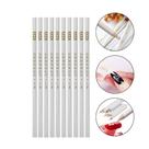 Kit 10 Lápis Cera Siliconada Pega Strass Pedraria Unhas Decoração Manicure Nail Art