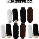 Kit 10 Lastex Fio Elástico 10 Metros Unidade 350Tex