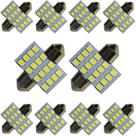 Kit 10 Led Torpedo Standard 6000k 10w 3030 31 mm