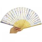 Kit 10 Leques Bambú Oriental Abanador Lembrançinha De Festa