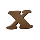 Kit 10 Letras X Mdf 3mm por 2,5cm de Altura Laser Mdf Madeira Kit 10 Letras X Mdf 3mm por 2,5cm de Altura Laser Mdf Madeira